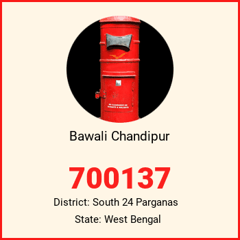 Bawali Chandipur pin code, district South 24 Parganas in West Bengal