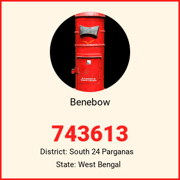 Benebow pin code, district South 24 Parganas in West Bengal