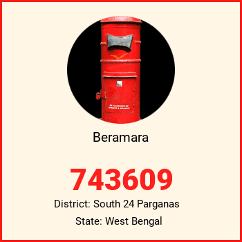 Beramara pin code, district South 24 Parganas in West Bengal
