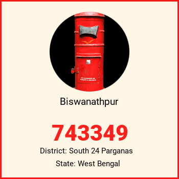 Biswanathpur pin code, district South 24 Parganas in West Bengal