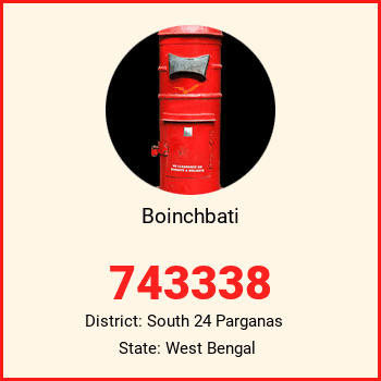 Boinchbati pin code, district South 24 Parganas in West Bengal