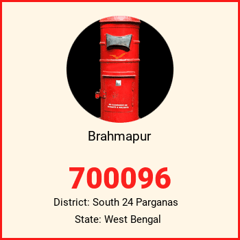 Brahmapur pin code, district South 24 Parganas in West Bengal