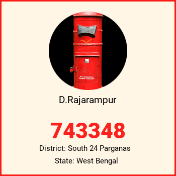 D.Rajarampur pin code, district South 24 Parganas in West Bengal
