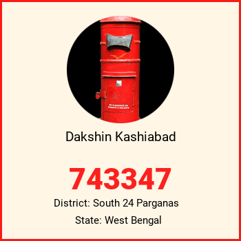 Dakshin Kashiabad pin code, district South 24 Parganas in West Bengal