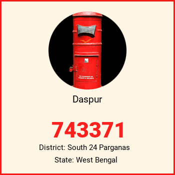 Daspur pin code, district South 24 Parganas in West Bengal