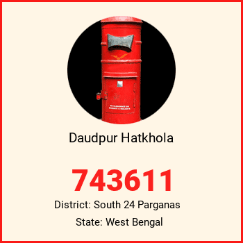 Daudpur Hatkhola pin code, district South 24 Parganas in West Bengal