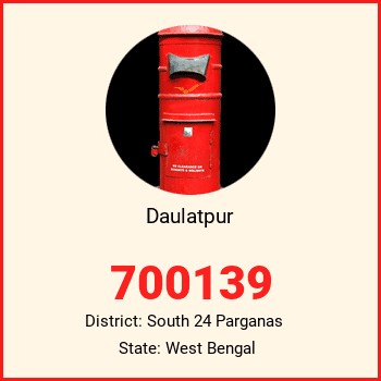 Daulatpur pin code, district South 24 Parganas in West Bengal
