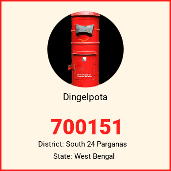 Dingelpota pin code, district South 24 Parganas in West Bengal