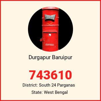 Durgapur Baruipur pin code, district South 24 Parganas in West Bengal