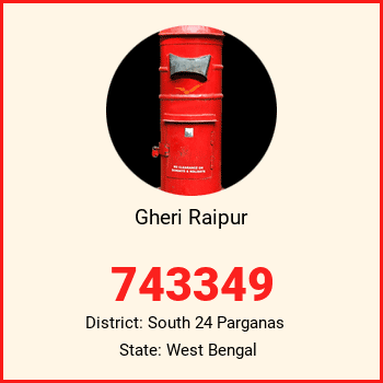 Gheri Raipur pin code, district South 24 Parganas in West Bengal