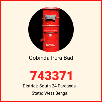 Gobinda Pura Bad pin code, district South 24 Parganas in West Bengal