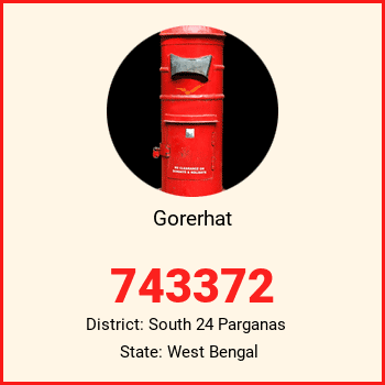 Gorerhat pin code, district South 24 Parganas in West Bengal