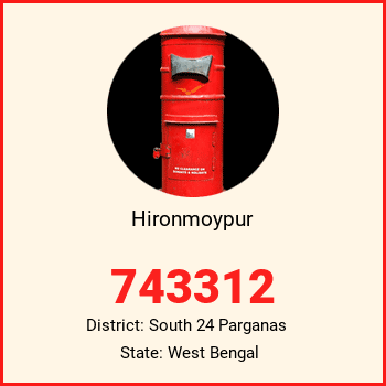 Hironmoypur pin code, district South 24 Parganas in West Bengal