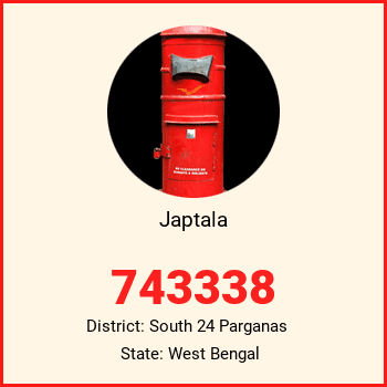 Japtala pin code, district South 24 Parganas in West Bengal