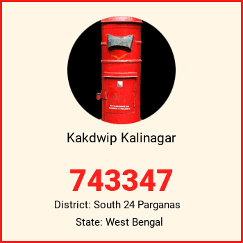 Kakdwip Kalinagar pin code, district South 24 Parganas in West Bengal