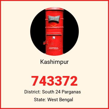 Kashimpur pin code, district South 24 Parganas in West Bengal