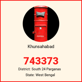 Khunsahabad pin code, district South 24 Parganas in West Bengal