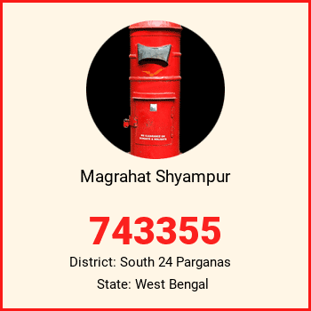 Magrahat Shyampur pin code, district South 24 Parganas in West Bengal