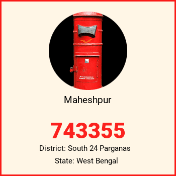 Maheshpur pin code, district South 24 Parganas in West Bengal