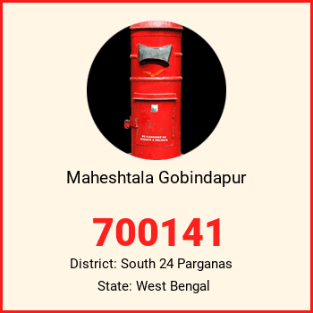 Maheshtala Gobindapur pin code, district South 24 Parganas in West Bengal