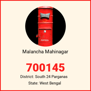 Malancha Mahinagar pin code, district South 24 Parganas in West Bengal