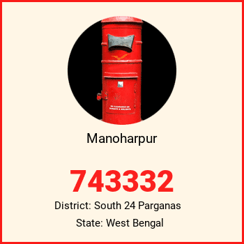 Manoharpur pin code, district South 24 Parganas in West Bengal
