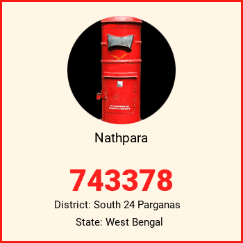 Nathpara pin code, district South 24 Parganas in West Bengal