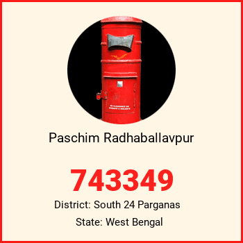 Paschim Radhaballavpur pin code, district South 24 Parganas in West Bengal