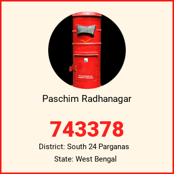 Paschim Radhanagar pin code, district South 24 Parganas in West Bengal