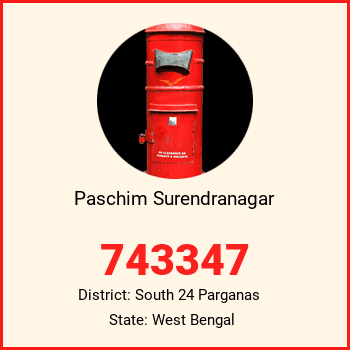 Paschim Surendranagar pin code, district South 24 Parganas in West Bengal
