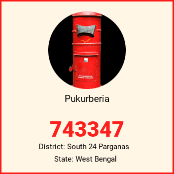 Pukurberia pin code, district South 24 Parganas in West Bengal