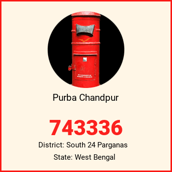 Purba Chandpur pin code, district South 24 Parganas in West Bengal