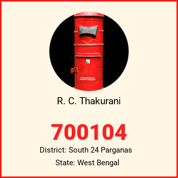 R. C. Thakurani pin code, district South 24 Parganas in West Bengal