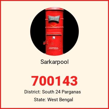 Sarkarpool pin code, district South 24 Parganas in West Bengal