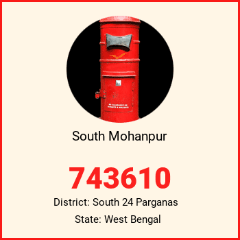 South Mohanpur pin code, district South 24 Parganas in West Bengal