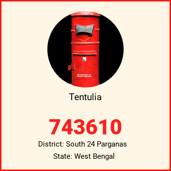 Tentulia pin code, district South 24 Parganas in West Bengal