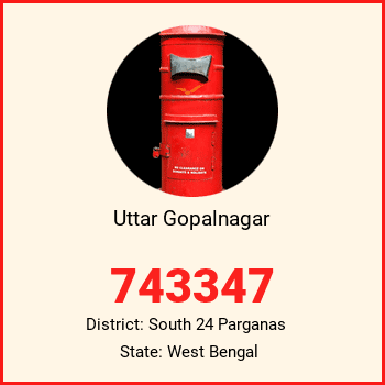 Uttar Gopalnagar pin code, district South 24 Parganas in West Bengal
