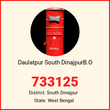 Daulatpur South DinajpurB.O pin code, district South Dinajpur in West Bengal
