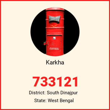 Karkha pin code, district South Dinajpur in West Bengal
