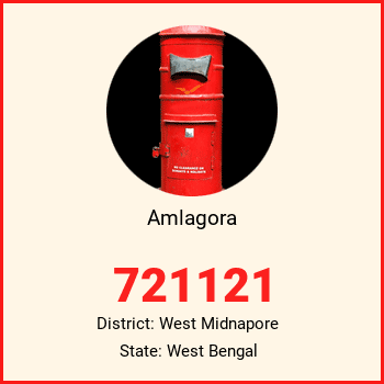 Amlagora pin code, district West Midnapore in West Bengal