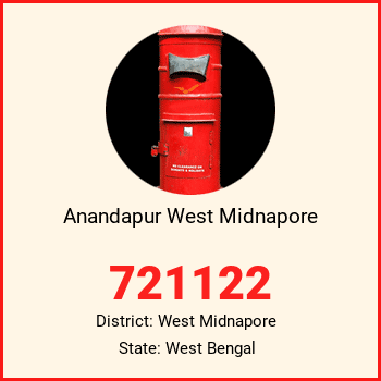 Anandapur West Midnapore pin code, district West Midnapore in West Bengal