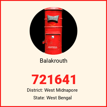 Balakrouth pin code, district West Midnapore in West Bengal