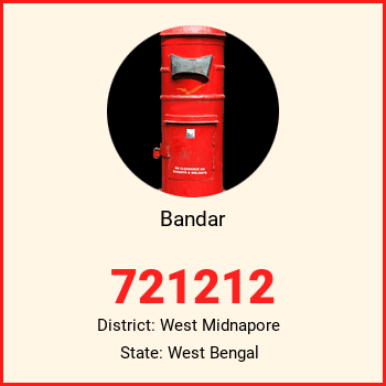 Bandar pin code, district West Midnapore in West Bengal