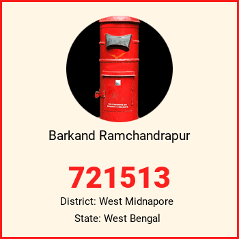 Barkand Ramchandrapur pin code, district West Midnapore in West Bengal