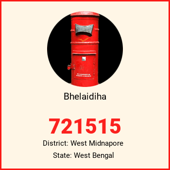 Bhelaidiha pin code, district West Midnapore in West Bengal