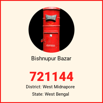 Bishnupur Bazar pin code, district West Midnapore in West Bengal