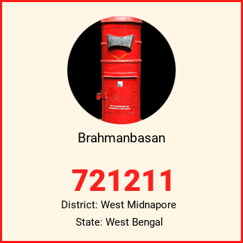 Brahmanbasan pin code, district West Midnapore in West Bengal