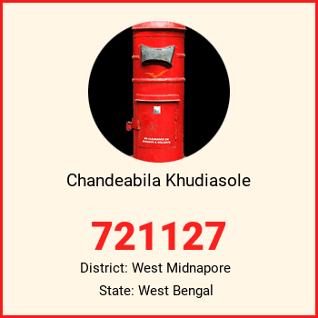 Chandeabila Khudiasole pin code, district West Midnapore in West Bengal