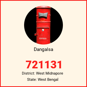Dangalsa pin code, district West Midnapore in West Bengal