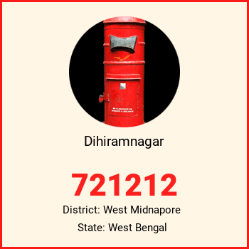 Dihiramnagar pin code, district West Midnapore in West Bengal